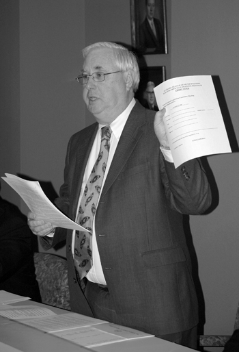 Perry Roquemore, legislative committee meeting, Nov 5 2009